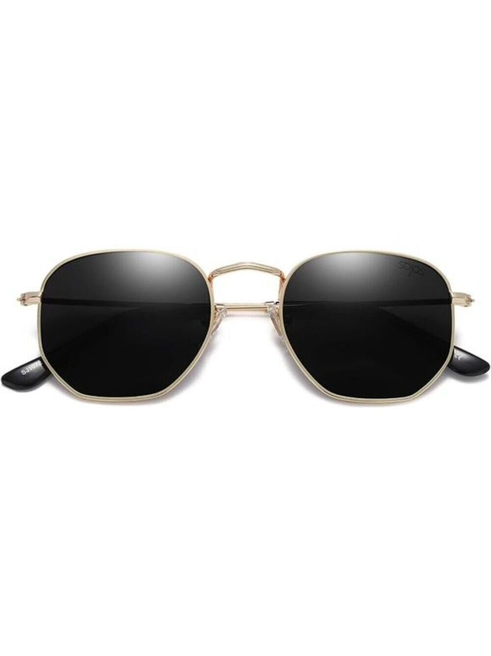 Sojos Polarized Sunglasses Women Men Small Square Hexagon UV400 Shades